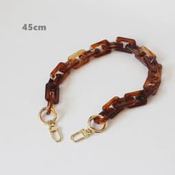 New Fashion Woman Handbag Accessory Chain Brown Beige Acrylic Blue Resin Chain Luxury Strap Women Clutch Shoulder Purse Chain