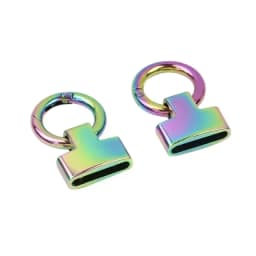 5-20Pcs 20/25mm Deepeel O Ring Metal Buckles Handbag Belt Snap Clasp Bag Sides Clip Buckle Hook for Keychain Hardware Accessory