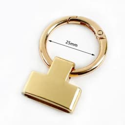 5-20Pcs 20/25mm Deepeel O Ring Metal Buckles Handbag Belt Snap Clasp Bag Sides Clip Buckle Hook for Keychain Hardware Accessory