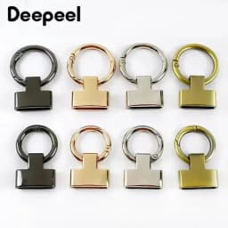 5-20Pcs 20/25mm Deepeel O Ring Metal Buckles Handbag Belt Snap Clasp Bag Sides Clip Buckle Hook for Keychain Hardware Accessory
