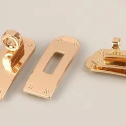 1Set Fashion Bag Lock Set Metal Buckles Clasp For Bag Strap Women Handbag Purse Twist Locks DIY Hardware Accessories