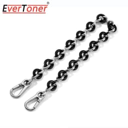 EverToner Acrylic donut metal bag shoulder strap crossbody chain Lo-we flamenco shoulder bag resin versatile decorative chain