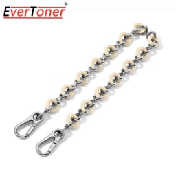 EverToner Acrylic donut metal bag shoulder strap crossbody chain Lo-we flamenco shoulder bag resin versatile decorative chain
