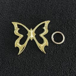 Hollow Out Butterfly Zinc Alloy Keychain Mountaineering Belt Buckle Bag Pendant Keyring Carabiner Waist Hanging Keychain