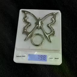 Hollow Out Butterfly Zinc Alloy Keychain Mountaineering Belt Buckle Bag Pendant Keyring Carabiner Waist Hanging Keychain