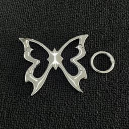Hollow Out Butterfly Zinc Alloy Keychain Mountaineering Belt Buckle Bag Pendant Keyring Carabiner Waist Hanging Keychain