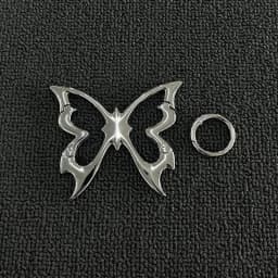 Hollow Out Butterfly Zinc Alloy Keychain Mountaineering Belt Buckle Bag Pendant Keyring Carabiner Waist Hanging Keychain