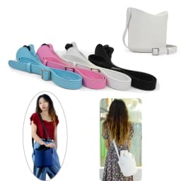 TANQU New Colorful Long Adjustable Leather Messenger Strap Crossbody Belt for Obag O Basket Bucket Women Handbag Shoulder O Bag