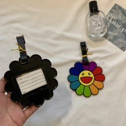 Kknar Sunflower Boarding Pass Creative Ins Style Cute Trendy Travel Anti-Lost Bag Tag Identification Label Spring 2024