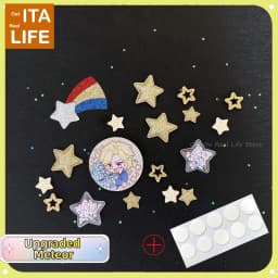 Italife Pink Shining Stars Ita Bag Accessories 4 Colors Kawaii Candy Color Stars Meteor Starry for Blue Itabag Decorations H324