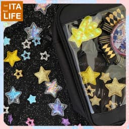Italife Pink Shining Stars Ita Bag Accessories 4 Colors Kawaii Candy Color Stars Meteor Starry for Blue Itabag Decorations H324