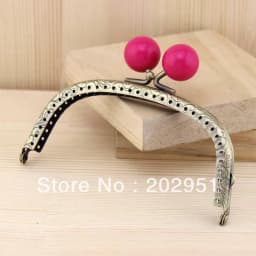 10pcs 12CM Candy Ball Antique Bronze Metal Purse Frame Kiss Clasp For Diy Bag Lock Making Accessory