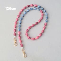 New Fashion Woman Bag Accessory Detachable Vintage Candy Beaded Chain Acrylic Bag Rope Strap Women Handbag Shoulder Handle Chain