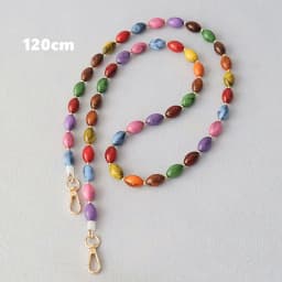 New Fashion Woman Bag Accessory Detachable Vintage Candy Beaded Chain Acrylic Bag Rope Strap Women Handbag Shoulder Handle Chain