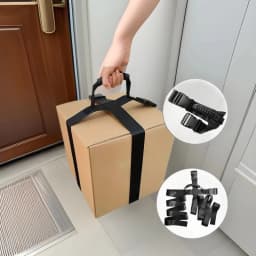Heavy Object Lifting Belt Carry Rope Furniture Moving Belt Luggage Packing Straps Moving Straps Easier Conveying Boxes Luggage