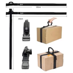 Heavy Object Lifting Belt Carry Rope Furniture Moving Belt Luggage Packing Straps Moving Straps Easier Conveying Boxes Luggage