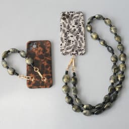 New Fashion Woman Bag Accessory Detachable Vintage Grey Bead Chain Acrylic Bag Rope Strap Women Handbag Shoulder Handle Chains