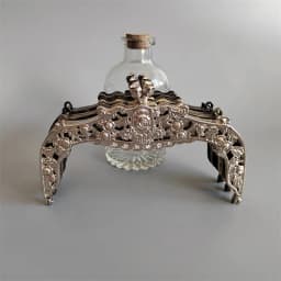 1 Set Antique Brass Bronze Color Metal Purse Frame Crystal On Surface Screws Obag1 Set Antiqu Material Metal Purse Handle Frame