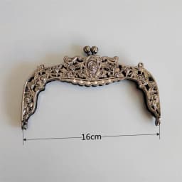 1 Set Antique Brass Bronze Color Metal Purse Frame Crystal On Surface Screws Obag1 Set Antiqu Material Metal Purse Handle Frame