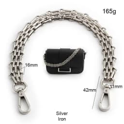 30/40/60/100/120cm Metal Bag Replacement Chains Detachable Shoulder Straps For Crossbody Handbag Accessories