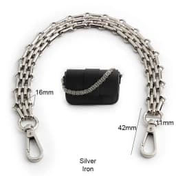 30/40/60/100/120cm Metal Bag Replacement Chains Detachable Shoulder Straps For Crossbody Handbag Accessories