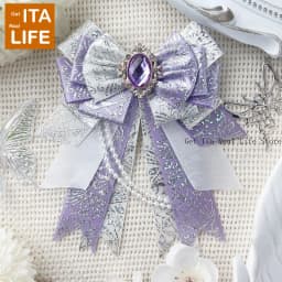 Italife Big Chain Bows Women Ita Bag Accessories for Anime ACG Display Girl Clear Pocket Backpack Itabag Decoration Luxury H351