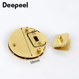 1/2pcs  Women Bag Metal Buckle Handbag Twist Turn Lock Snap Bags Clasp Closure Invisible Locks DIY Craft Hardware Accessories