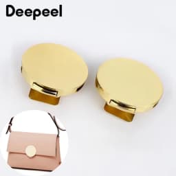 1/2pcs  Women Bag Metal Buckle Handbag Twist Turn Lock Snap Bags Clasp Closure Invisible Locks DIY Craft Hardware Accessories