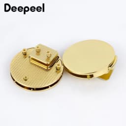 1/2pcs  Women Bag Metal Buckle Handbag Twist Turn Lock Snap Bags Clasp Closure Invisible Locks DIY Craft Hardware Accessories