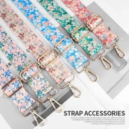 Bag Parts Accessories Strap Bags Fabric Chain Wide Backpack Black Handle Crossbody Canvas Replacement Shoulder Bag Strap