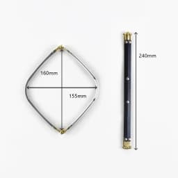Deepeel 15-30cm Metal Internal Kiss Clasp Purse Frame Cloud Bag Rectangle Pipe Clamps Buckle DIY Handmade Bags Handles Accessory