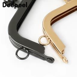 2/5Pcs 10.5cm Smooth Metal Bags Handle Purse Frame Wallet Kiss Clasp Women's Handbag Decor Handles DIY Handmade Bag Accessories