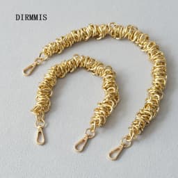 New Fashion Woman Bag Accessory Detachable Vintage Gold Alloy Chain Acrylic Bag Rope Strap Women Handbag Shoulder Handle Chains