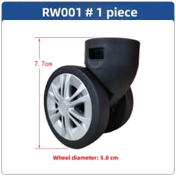 Universal Wheel Luggage Cart Travel Bag Wheel Tool Box Caster Wheel Removal Rim Spring Seasonal Other Accessories