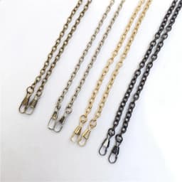 20pcs 120CM/47" Bags Chains Belt Hardware Handbag Accessory Metal Alloy Bag Chain Strap Parts Accessories Bronze Silver Black
