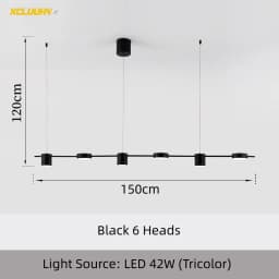 Modern Led Living Room Chandeliers Dining Table Ceiling Chandelier Kitchen Hanging Light Fixture Dimmable Indoor Lighting Lamp