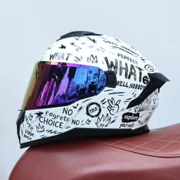 LVS-Flip Up Motorcycle Helmet Dual Visor Modular Full Face Helmet ECE Approved Street Racing Touring Crash Helmet