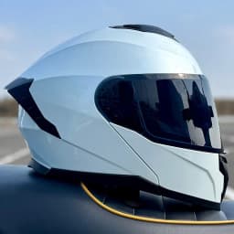 LVS-Flip Up Motorcycle Helmet Dual Visor Modular Full Face Helmet ECE Approved Street Racing Touring Crash Helmet