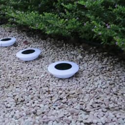1/4 PCS Solar Ground Lights, Cool White/Warm , IP65 Waterproof Outdoor LED Buried Lights for Garden Pathway Lawn