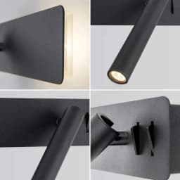 LED Wall Reading Lamp for Bedroom Hotel Minimalist Night Book Lamp Rotation Bedside Wall Sconce Home Lighting Fixture