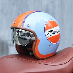 ORZ - Retro Motorcycle Helmet, Men's and Women's Motorcycle Safety Helmet, Cruising Electric Car, Four Seasons 3/4 Half Helmet