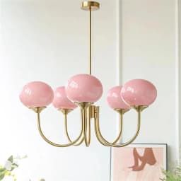Living Room Pendant Light Medieval Creative and Warm Master Bedroom Lamp French Cream Magic Bean Lamp