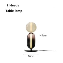 Nordic Colorful Glass Design Floor Lamp Glass Lampshade Table Light Standing Floor Light Bedroom Living Room Study Lighting
