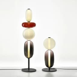 Nordic Colorful Glass Design Floor Lamp Glass Lampshade Table Light Standing Floor Light Bedroom Living Room Study Lighting