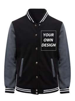 S-5XL Man Baseball Jackets Personalized Custom Logo Graphics Street Loose Jackets Fashion Casual Sportswear Office Team Workwear