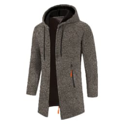 Men's Hoodies SpringAutumn CasualSolid Hooded Zip-Up Sweatshirts LongSleeve Knit Hoodie Men Sweatshirt Streetwear Hoody Cardigan
