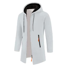 Men's Hoodies SpringAutumn CasualSolid Hooded Zip-Up Sweatshirts LongSleeve Knit Hoodie Men Sweatshirt Streetwear Hoody Cardigan