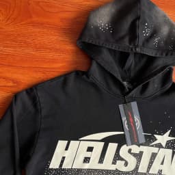 HS Wash Water Heavy Diamond Set Casual Hoodie