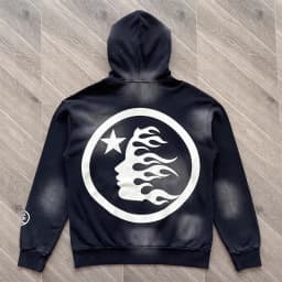 HS Wash Water Heavy Diamond Set Casual Hoodie