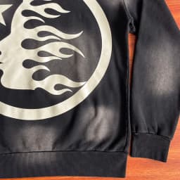 HS Wash Water Heavy Diamond Set Casual Hoodie